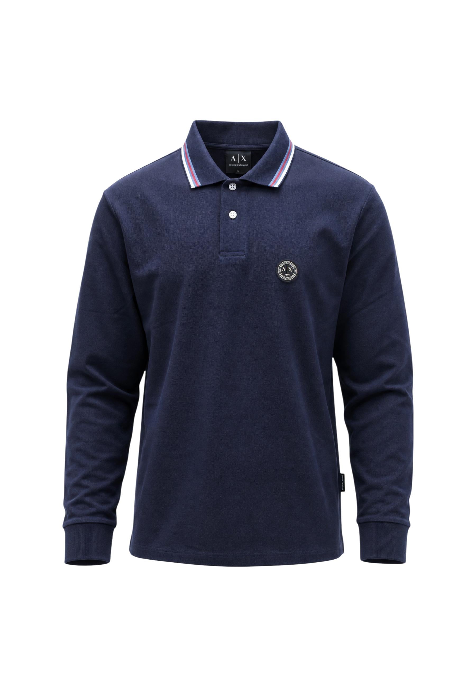 Armani Exchange Polo homme — blue