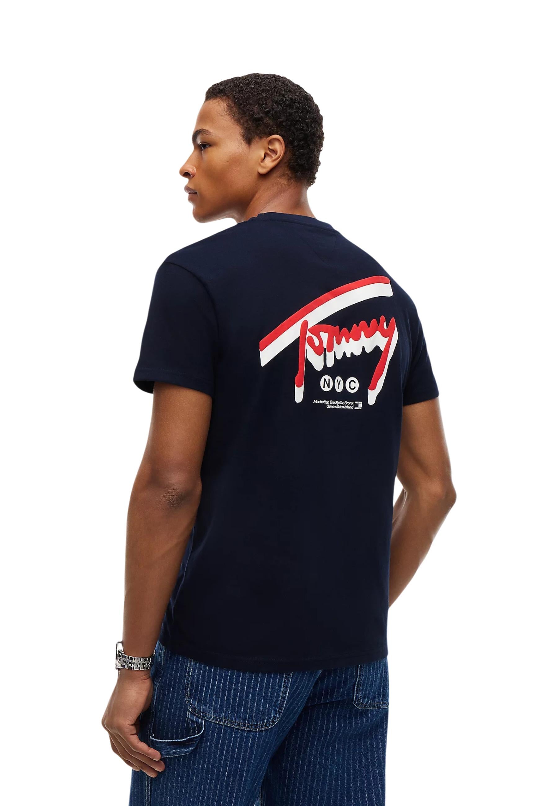 Tommy Hilfiger Jeans T-shirt homme — blue
