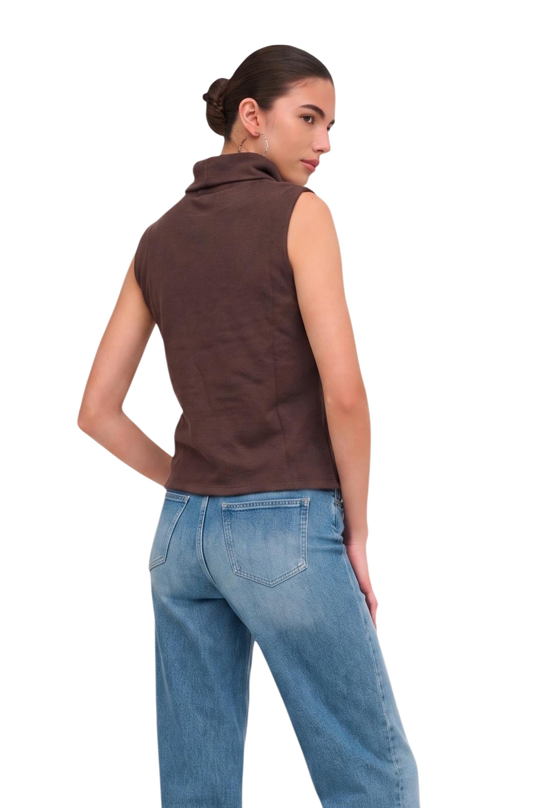 Jacqueline De Yong Pull femme — brown