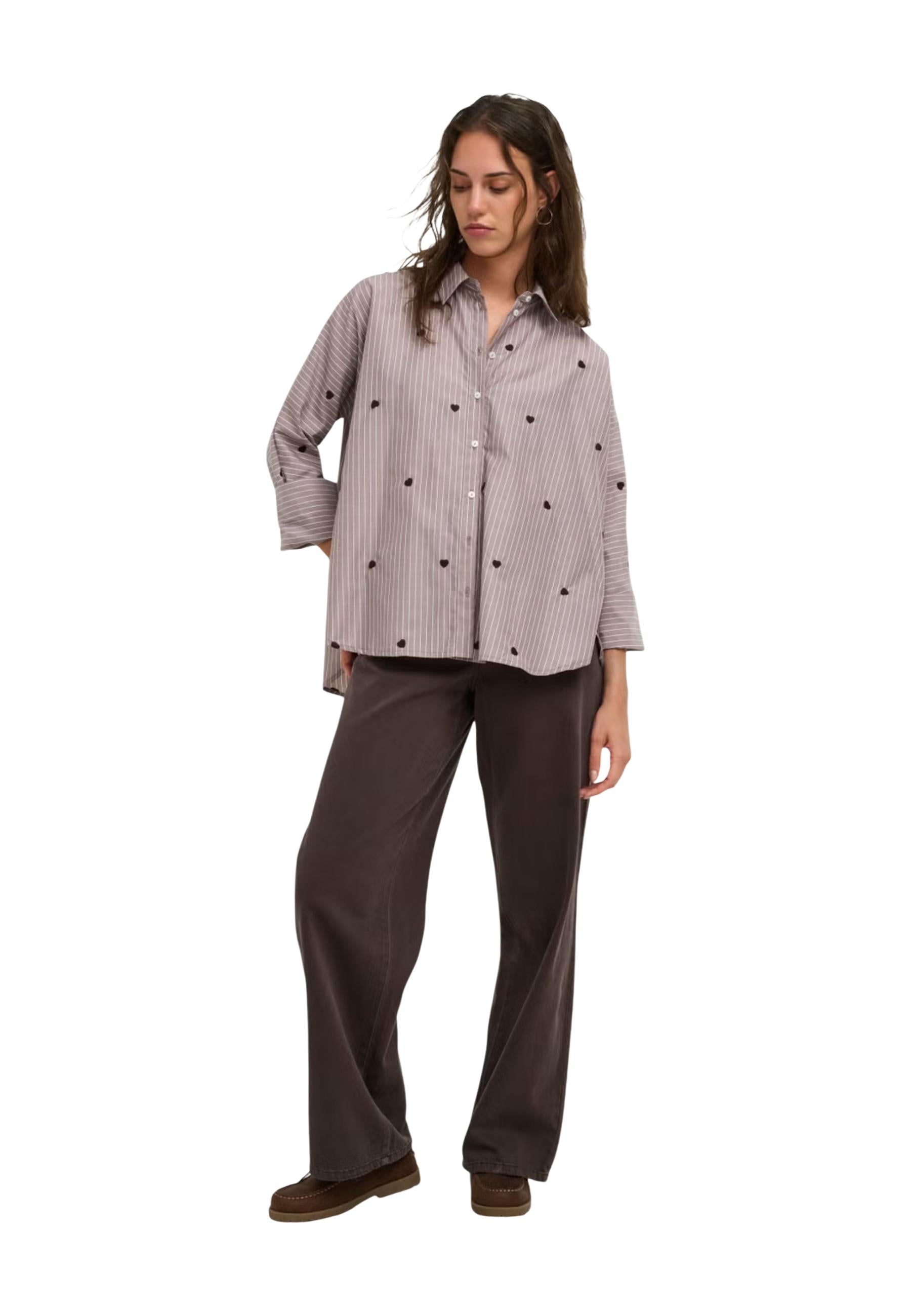 Only Chemise femme Chemises — brown