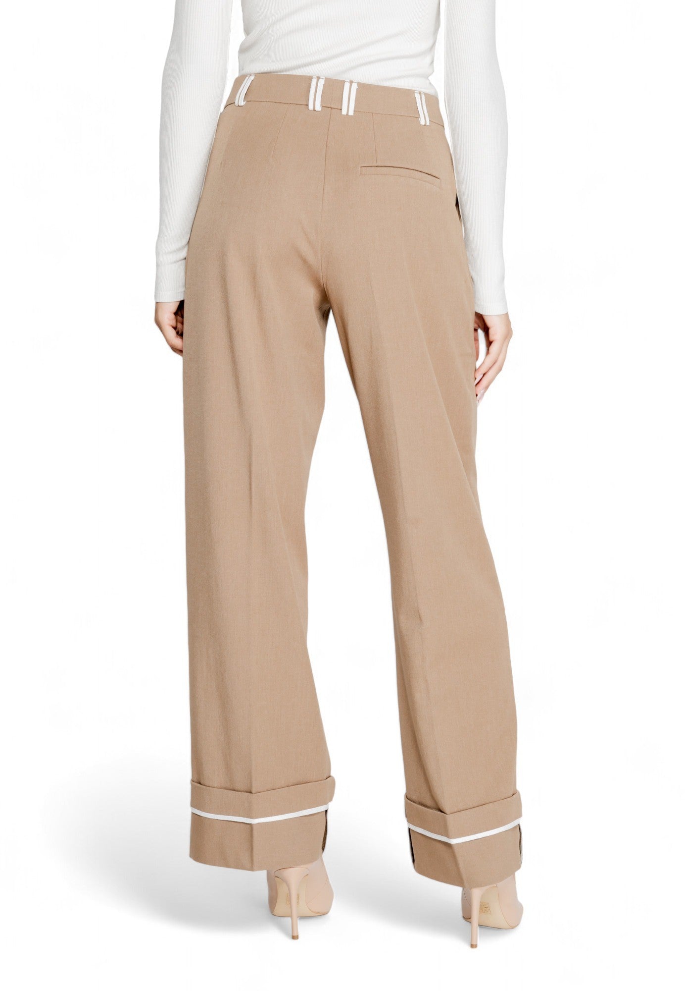 Only Pantalon femme Pantalons — brown