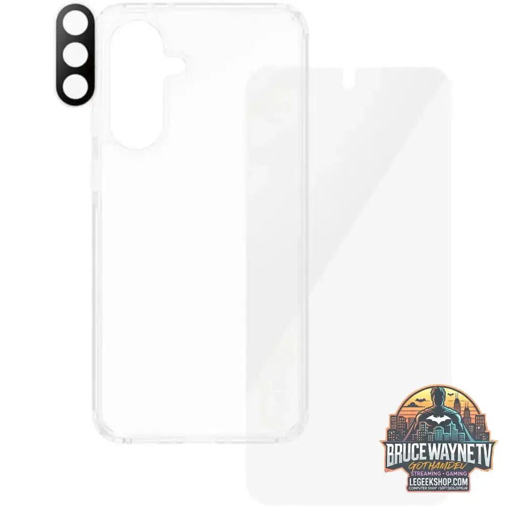 PanzerGlass Flagship 3-in-1 Set transparent/weiß, Samsung Galaxy A56 5G, QI-kompatibel, EasyAligner - PanzerGlass - vue 2