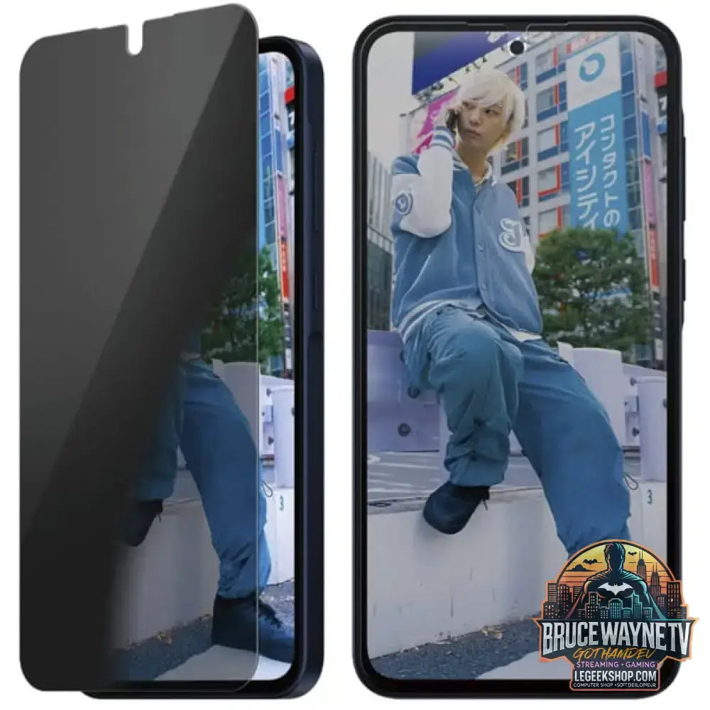 PanzerGlass Privacy Displayschutz Ultra-Wide Fit, Schutzfolie transparent, Samsung Galaxy A36 5G - PanzerGlass - vue 3