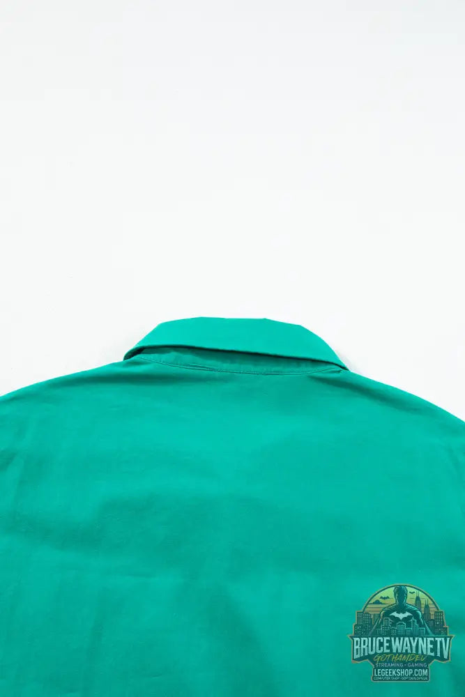 Robe courte boutonnée à manches volantées et froncée vert vif - Dresses/Mini Dresses