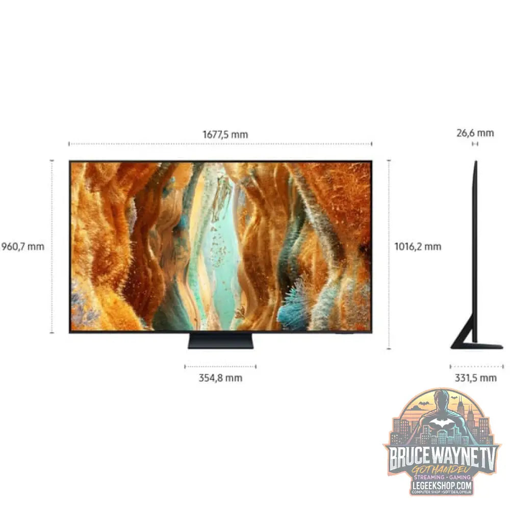Samsung 75" Neo QLED QN72F (GQ75QN72FATXZG), QLED-Fernseher - Samsung - vue 3