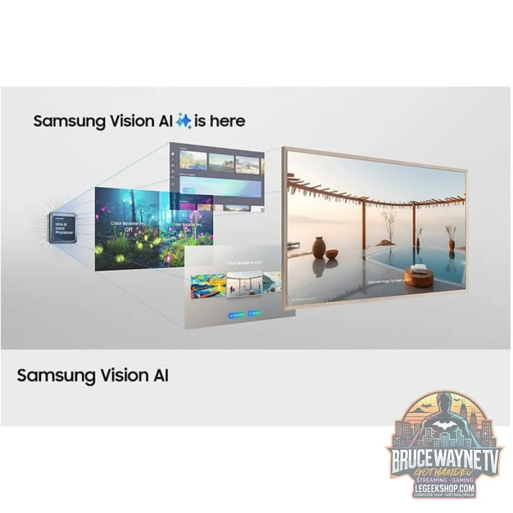 Samsung GQ65LS03FAUXZG The Frame, QLED-Fernseher - Samsung - vue 3
