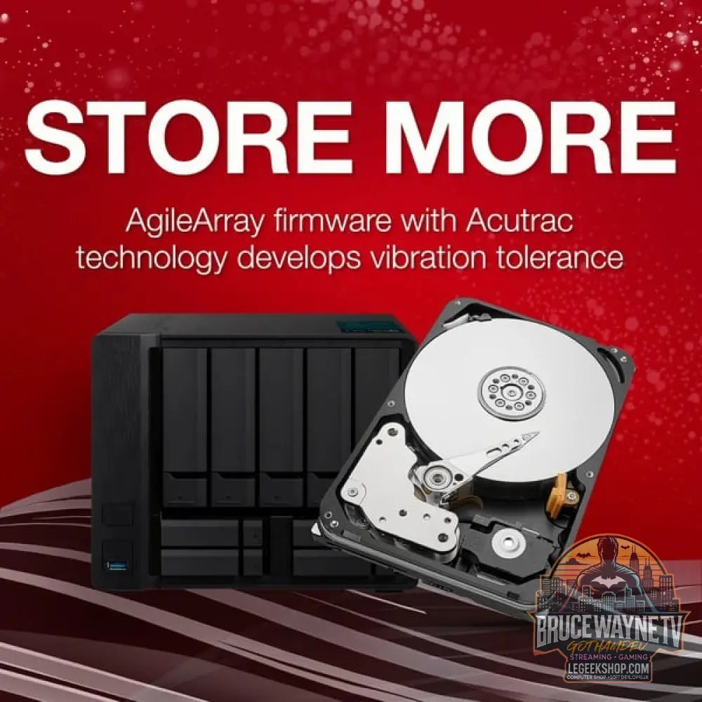 Seagate IronWolf Pro NAS 16 TB CMR, Festplatte SATA 6 Gb/s, 3,5" - Seagate - vue 4