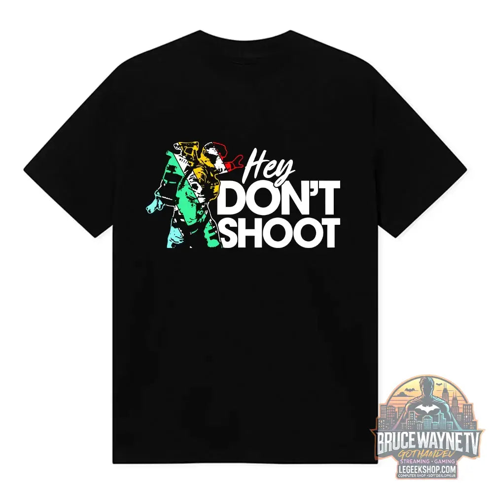 T-Shirt Arc Raiders Don’t Shoot Streetwear Unisexe Coton - 500242-noir / XXL - T-Shirt