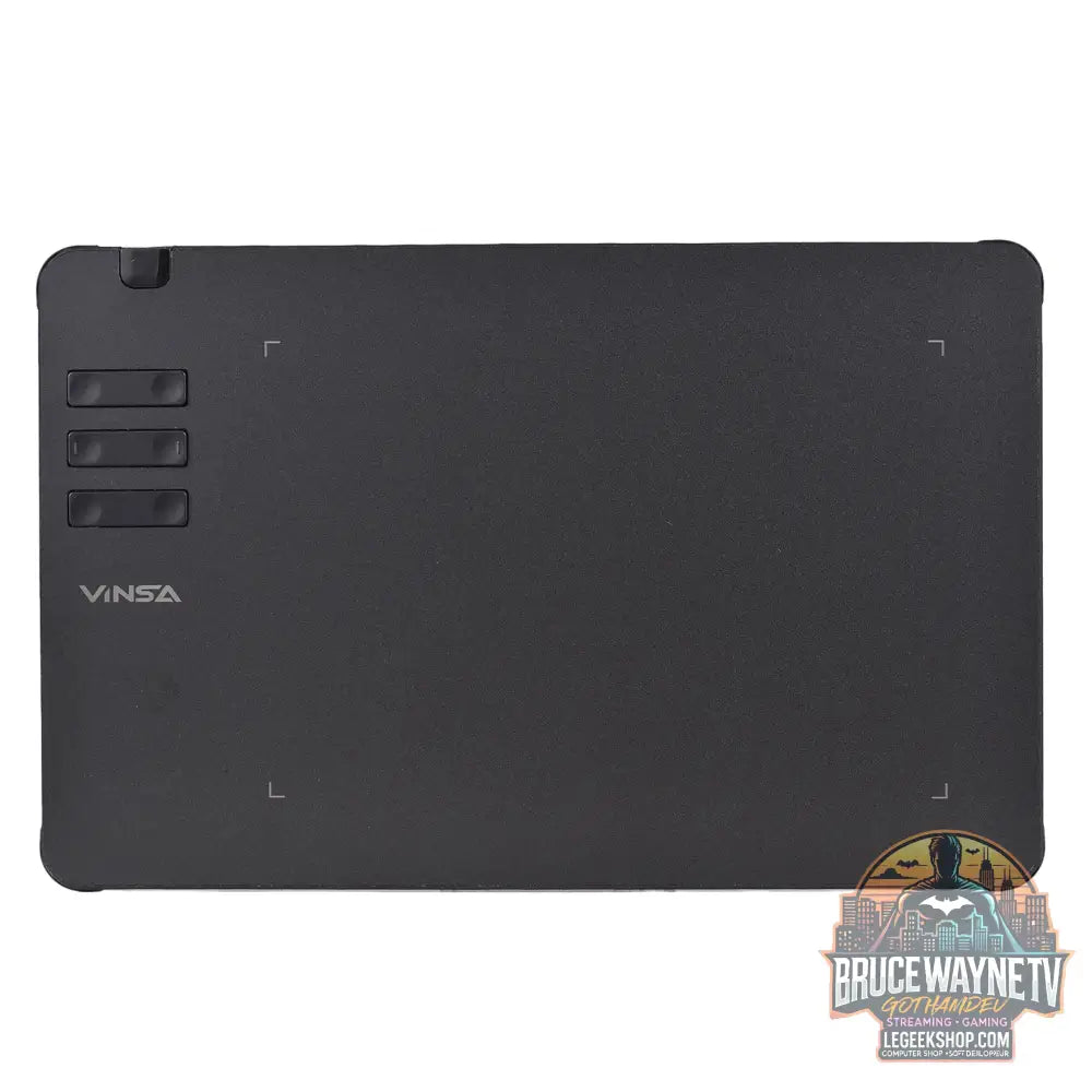 Tablette Graphique VINSA T1161 Ultra-Mince, 8192 Niveaux de Pression Stylet sans Batterie - Tablette Graphique