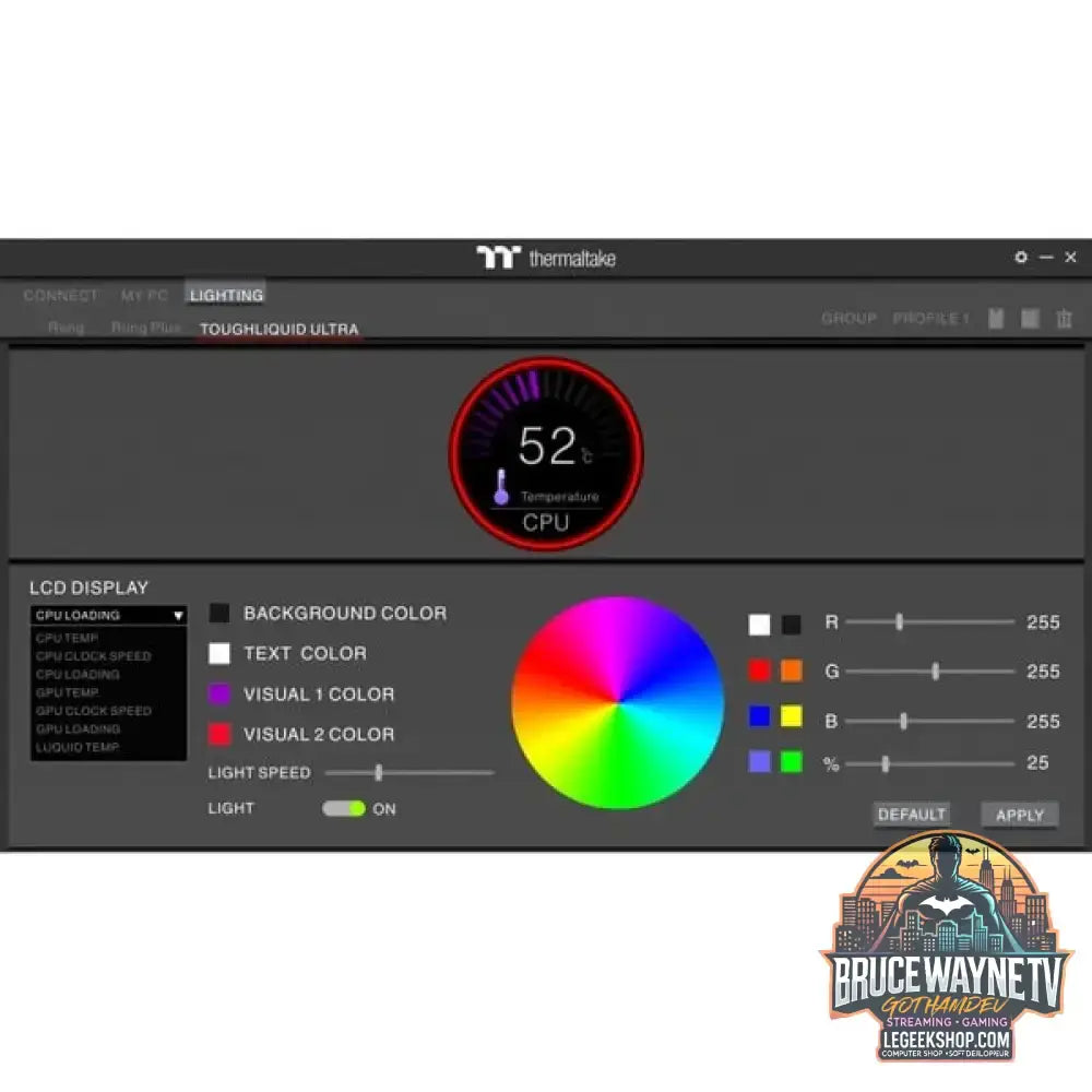 Thermaltake TOUGHLIQUID Ultra 240 AIO Liquid Cooler 240mm, Wasserkühlung - Thermaltake - vue 13