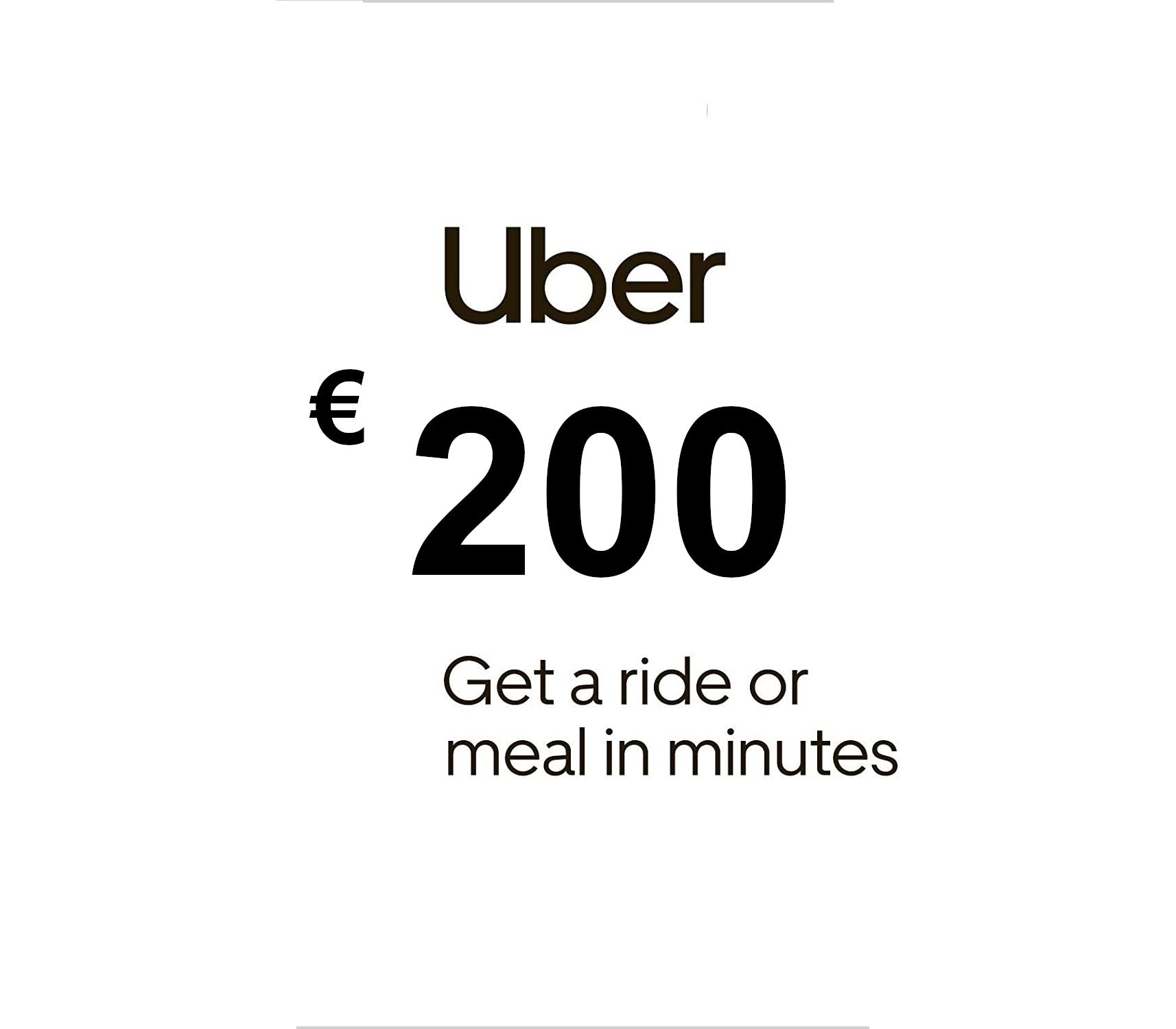 Uber EUR 200 Gift Card FR