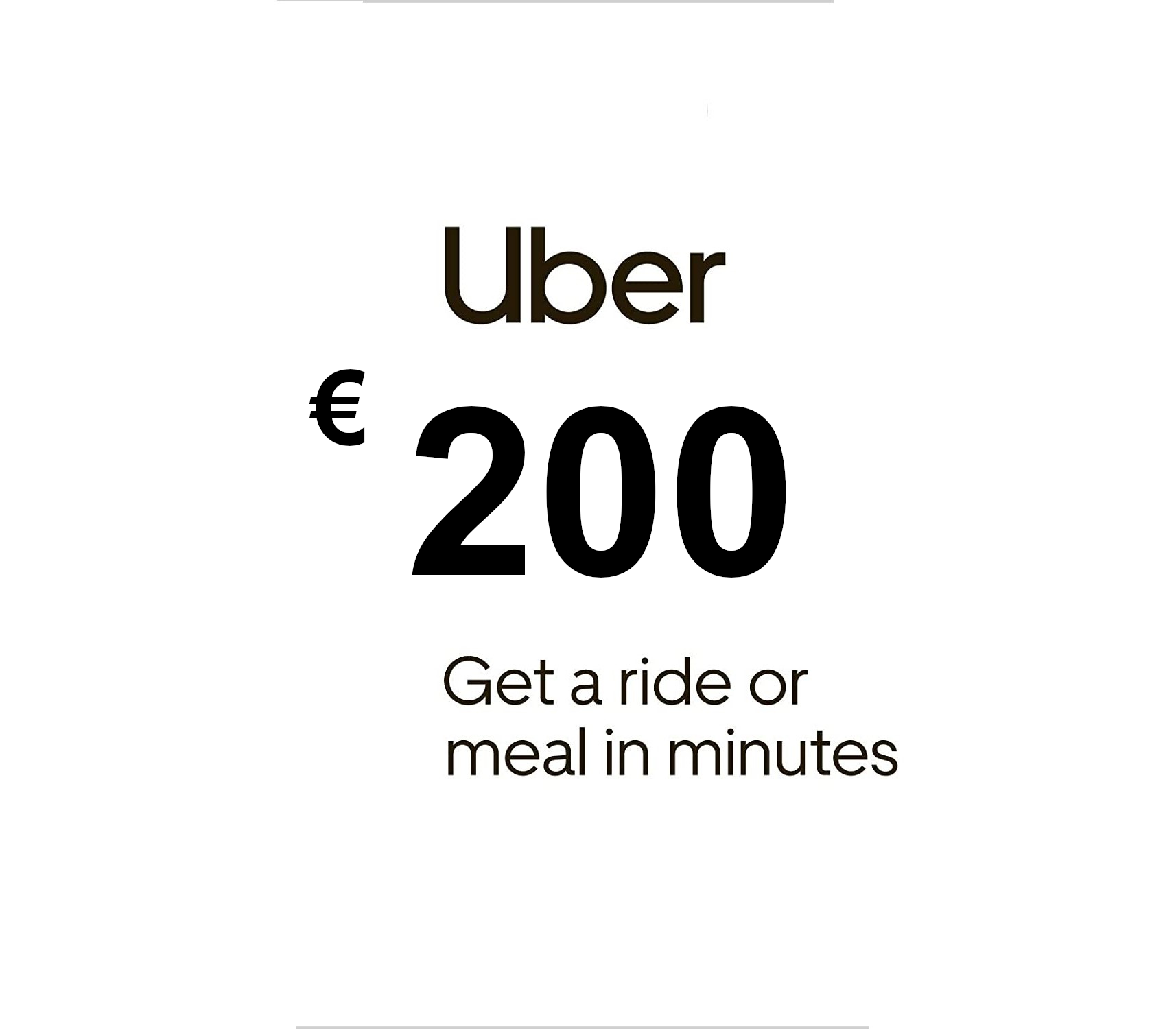 Uber €200 DE Gift Card