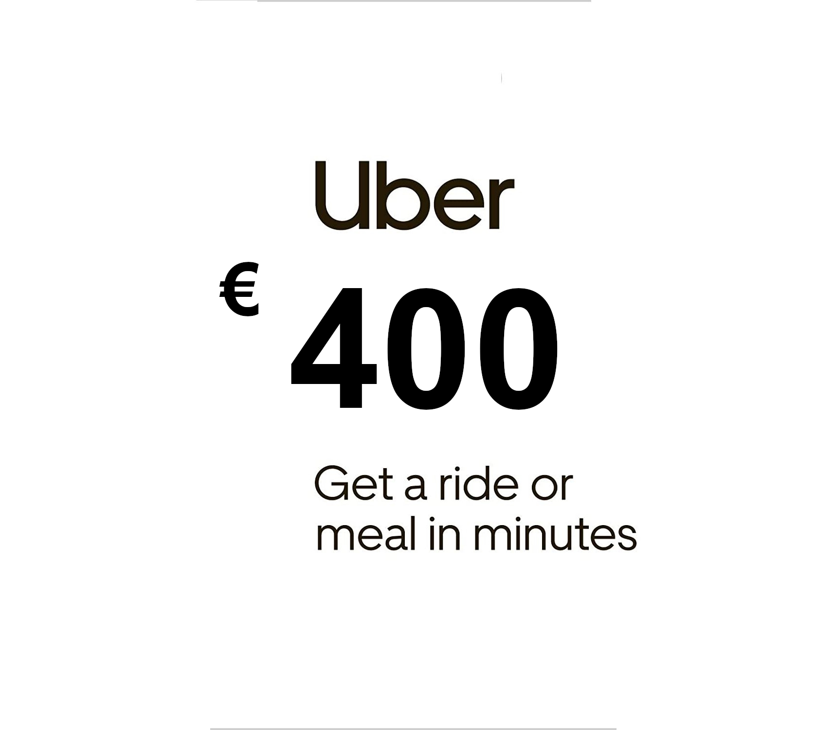 Uber €400 DE Gift Card