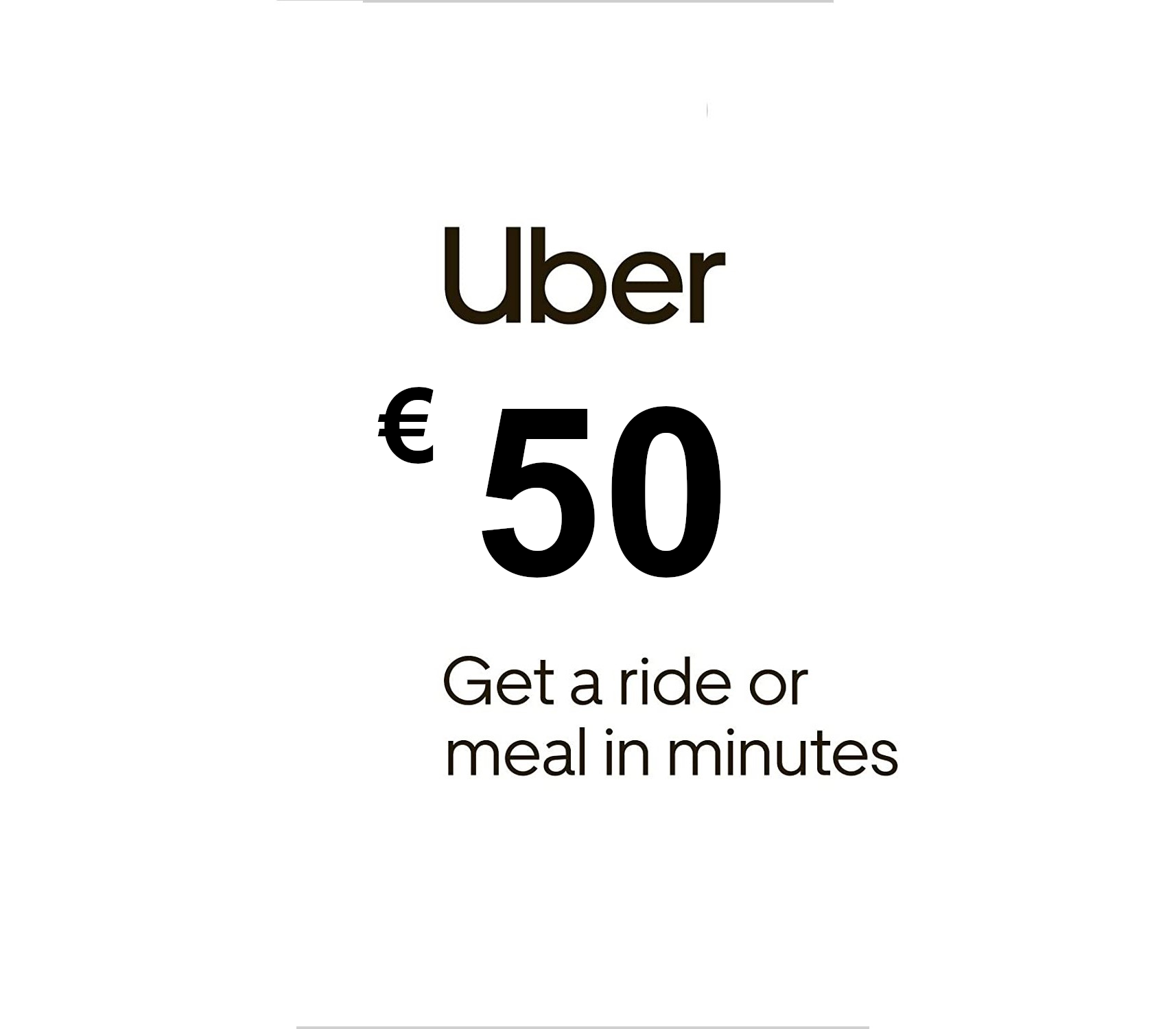 Uber EUR 50 Gift Card ES
