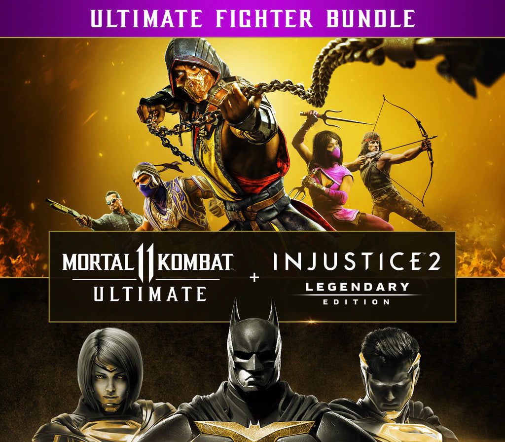 Mortal Kombat 11 Ultimate + Injustice 2 Leg. Edition Bundle US XBOX One /