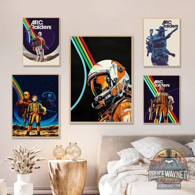 Guide d'achat : Affiche Arc Raiders Pixel Art Rétro Toile Imprimée Déco Gaming