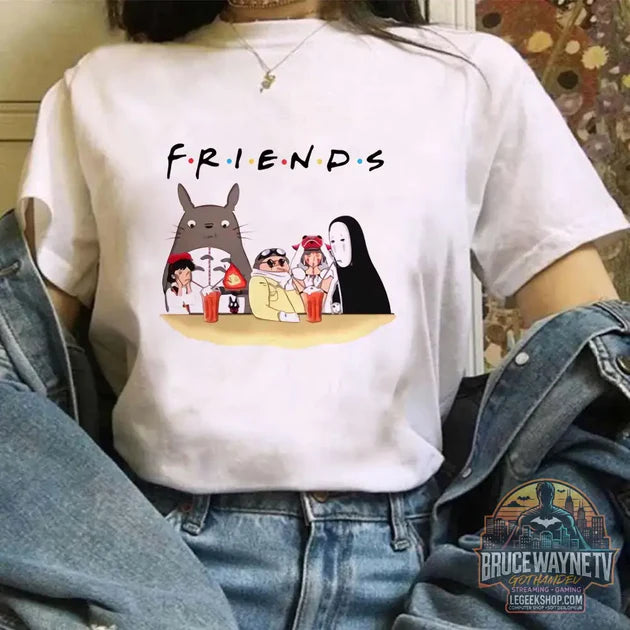 Guide d'achat : T-Shirt Kawaii Totoro Studio Ghibli – Miyazaki Hayao Anime Harajuku Femme
