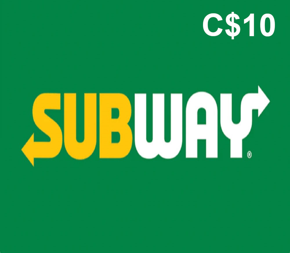 Subway C$10 Gift Card CA