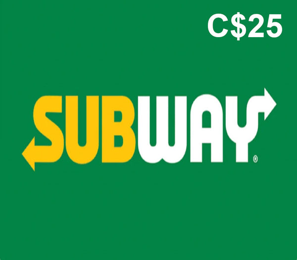 Subway C$25 Gift Card CA