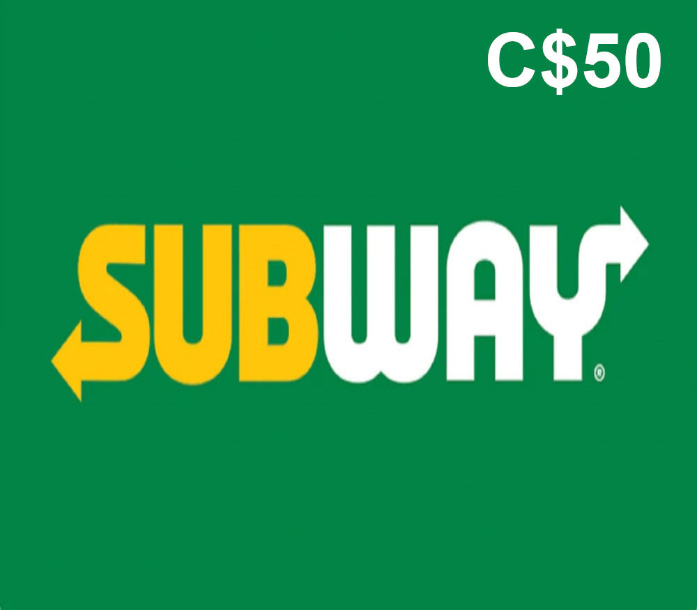 Subway C$50 Gift Card CA