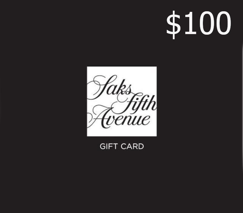 Saks Fifth Avenue $100 Gift Card