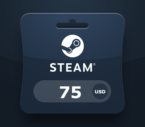 Steam Gift Card $75 BH Activation Code