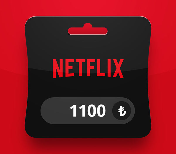 Netflix TRY 1100 Gift Card TR