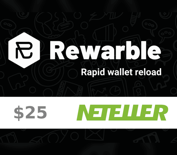 Rewarble Neteller $25 Gift Card