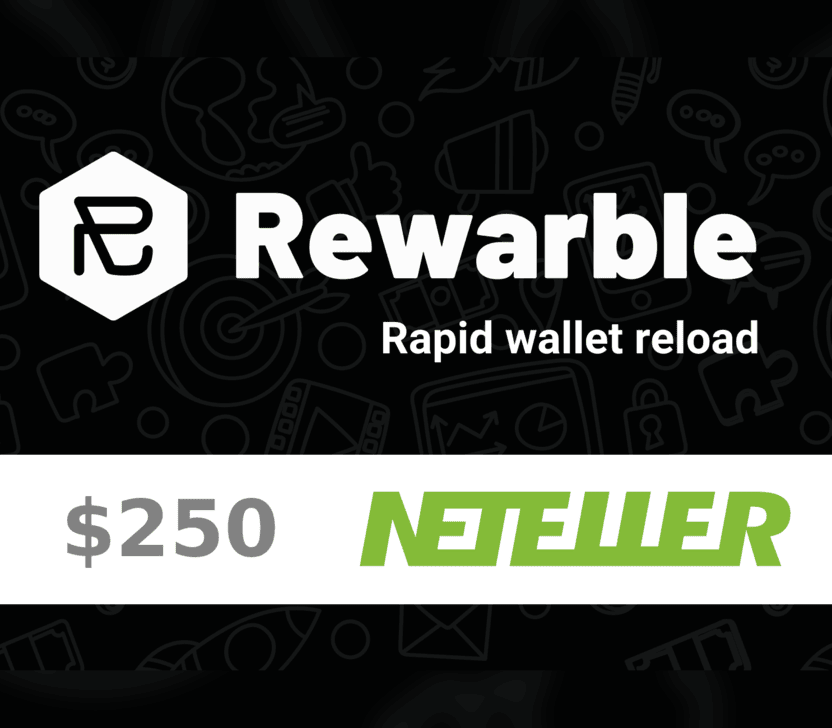 Rewarble Neteller $250 Gift Card