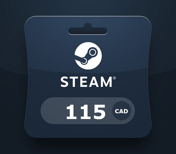 Steam Wallet CAD 115 Gift Card CA