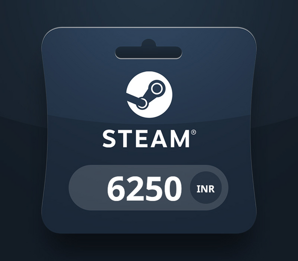 Steam Wallet Card ₹6250 INR Activation Code