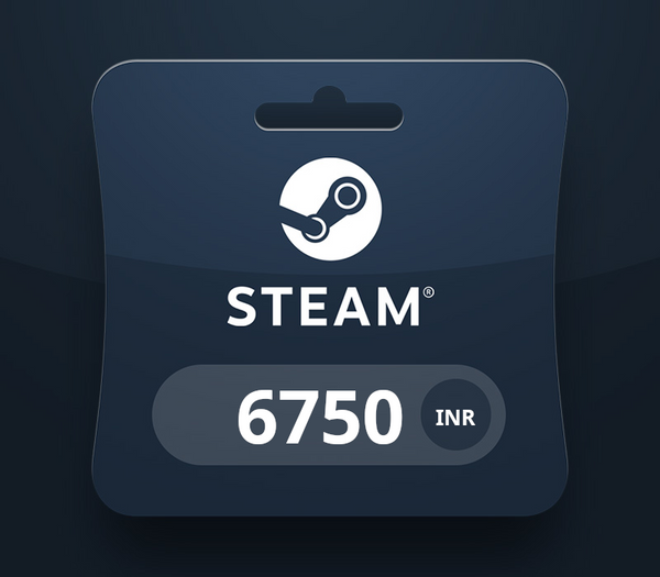 Steam Wallet Card ₹6750 INR Activation Code