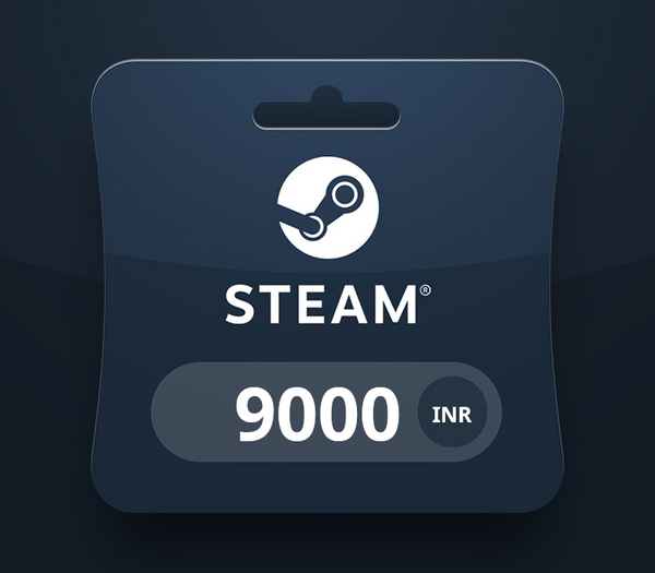 Steam Wallet Card ₹9000 INR Activation Code