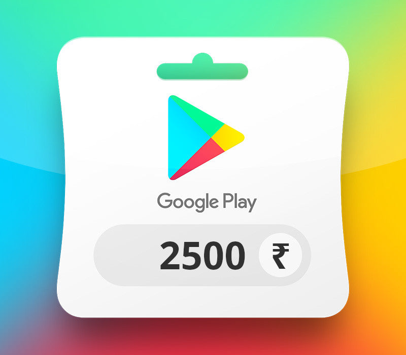 Google Play INR 2500 Gift Card IN