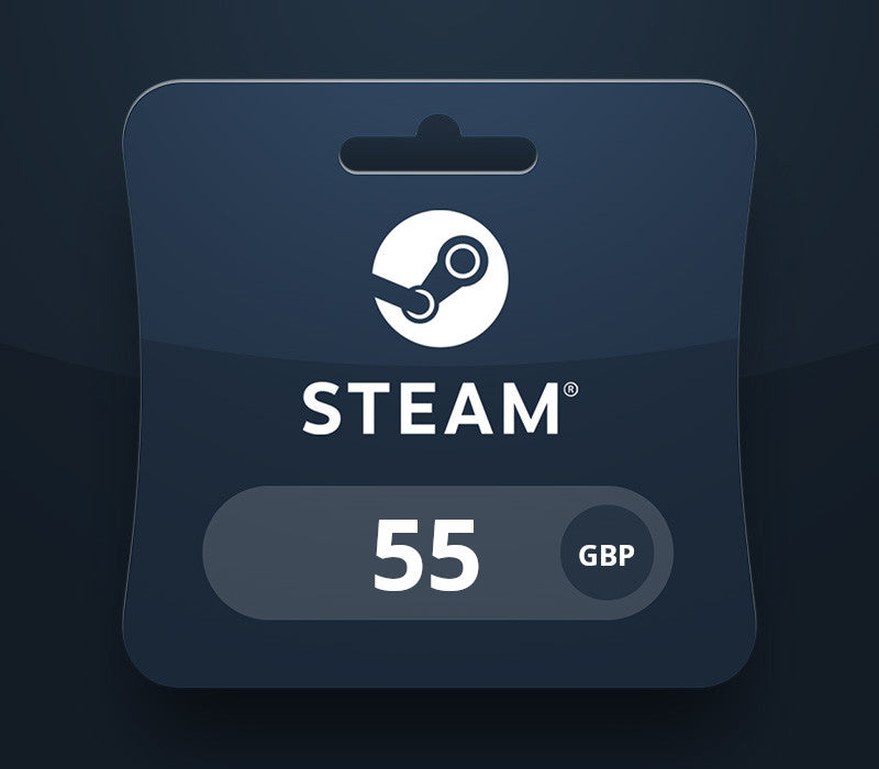 Steam Wallet GBP 55 Gift Card