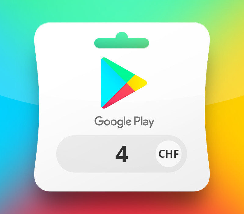 Google Play CHF 4 Gift Card CH