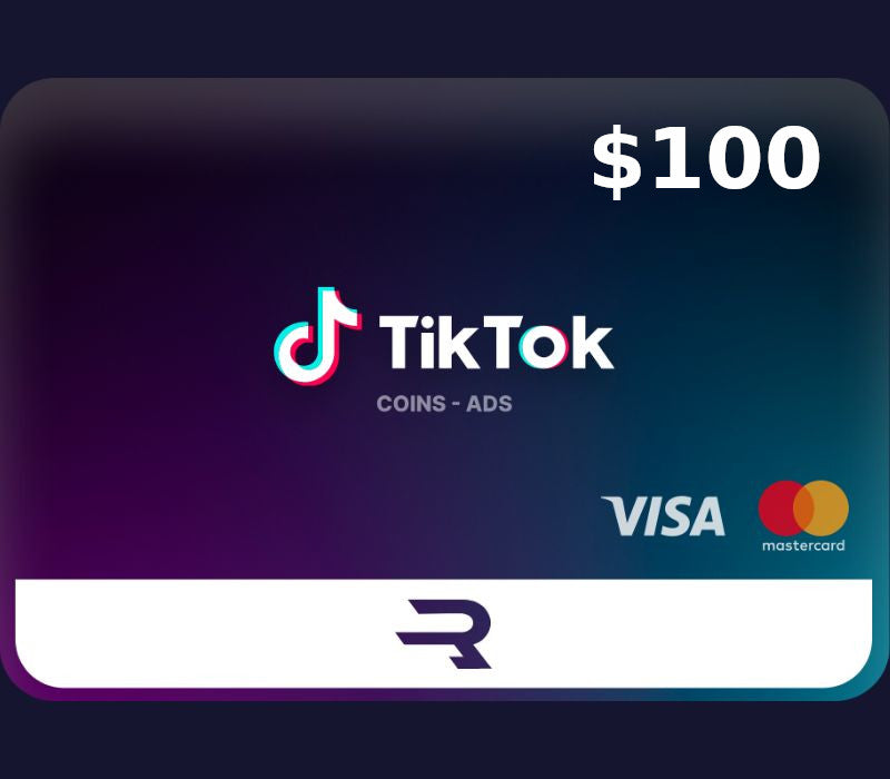 Rewarble TikTok USD 100 Gift Card