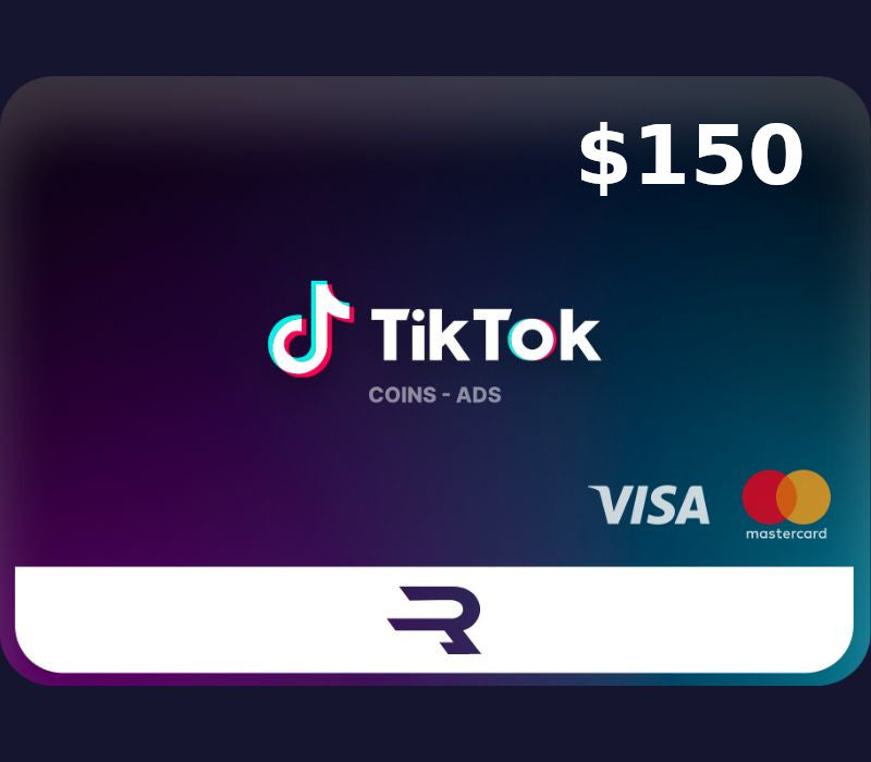 Rewarble TikTok USD 150 Gift Card