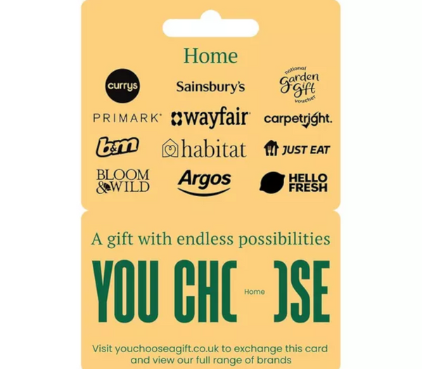 YouChoose HOME £100 Gift Card