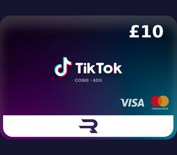 Rewarble TikTok GBP 10 Gift Card