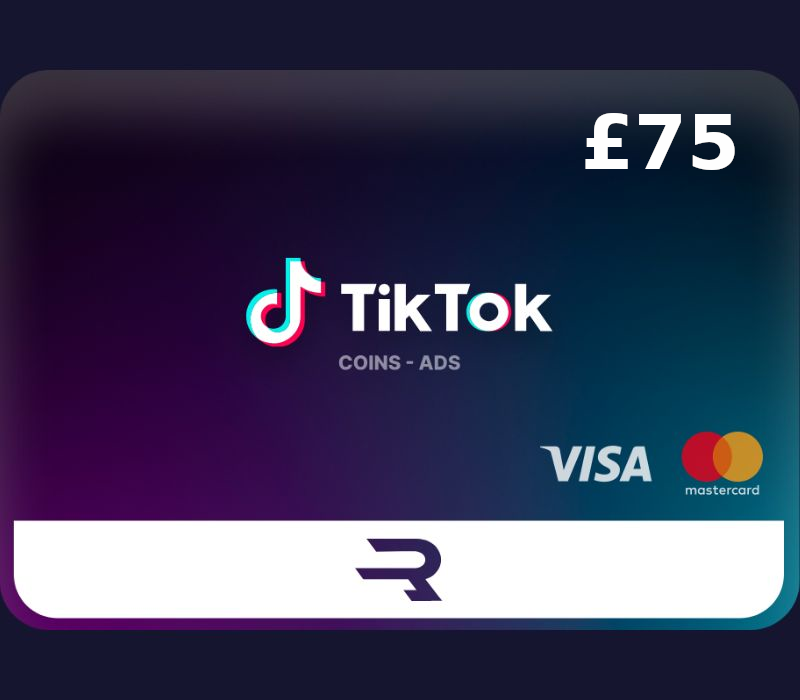 Rewarble TikTok GBP 75 Gift Card