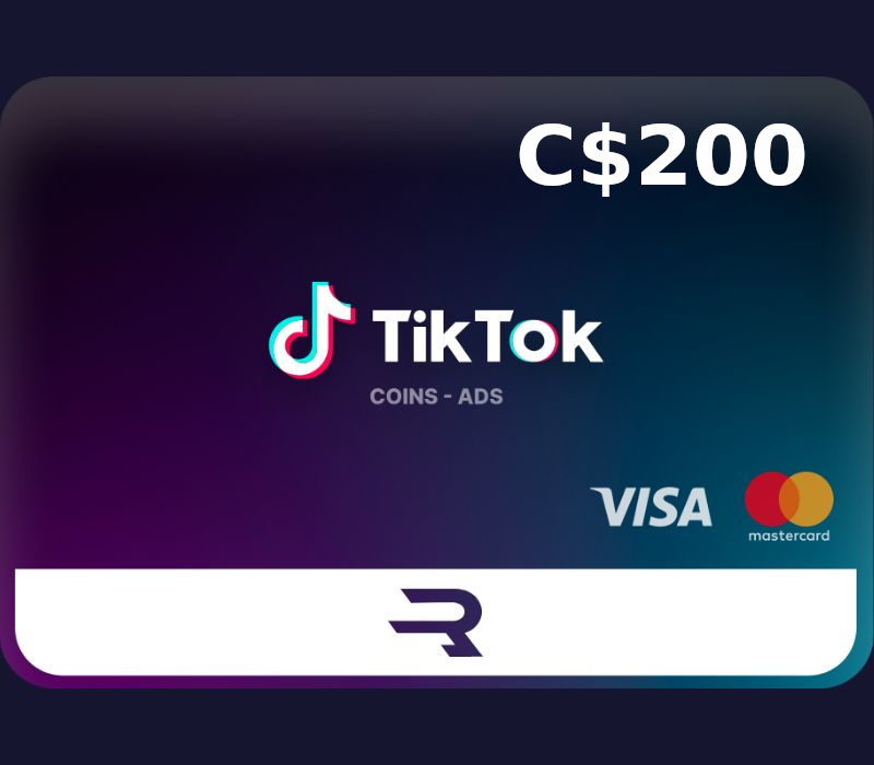 Rewarble TikTok CAD 200 Gift Card