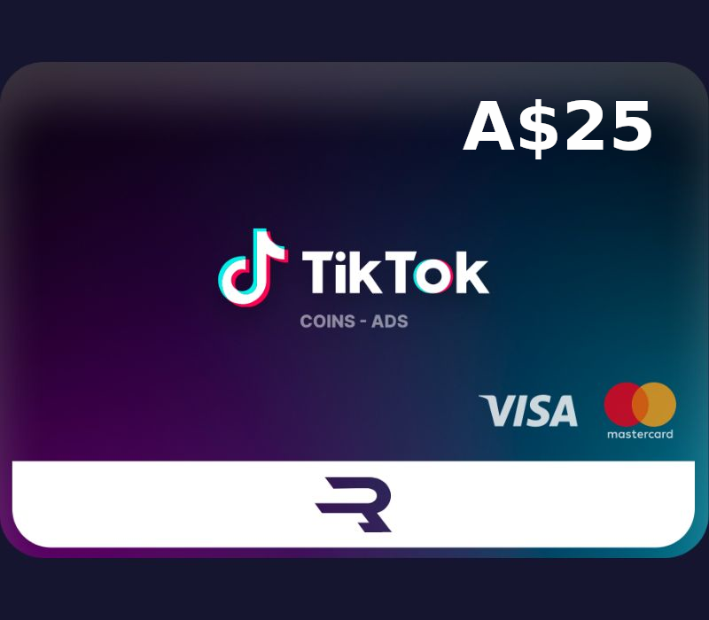 Rewarble TikTok AUD 25 Gift Card