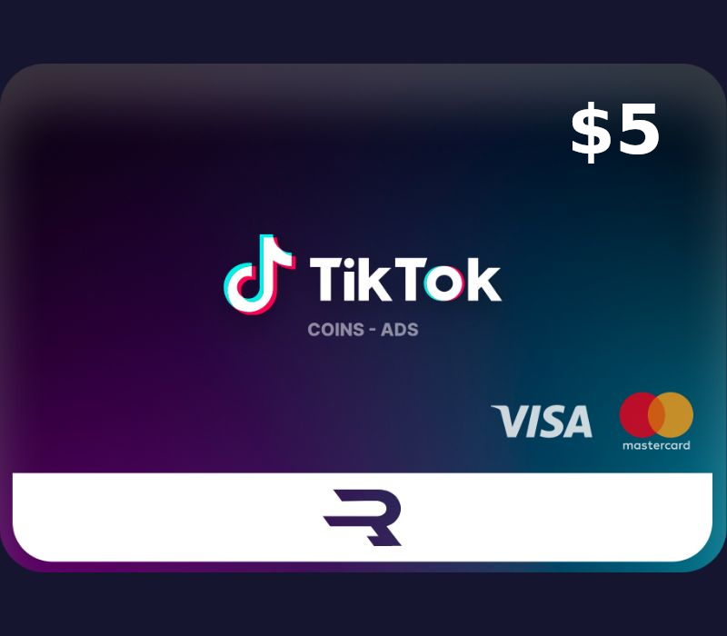 Rewarble TikTok USD 5 Gift Card