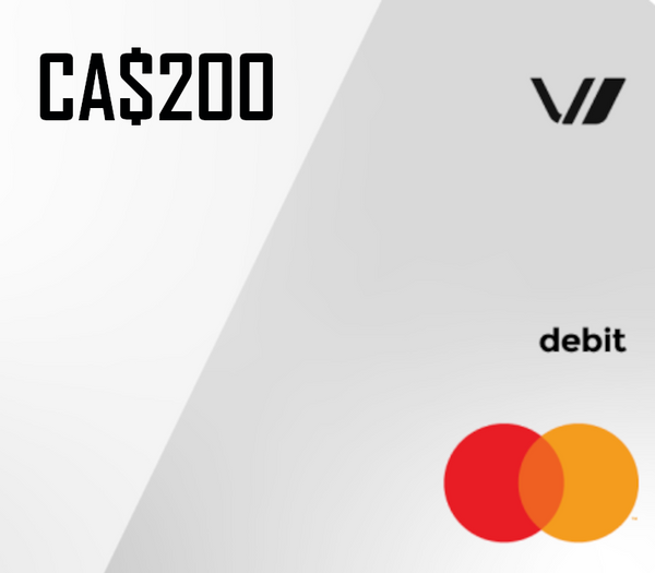 Prepaid Mastercard CAD 200 Gift Card CA