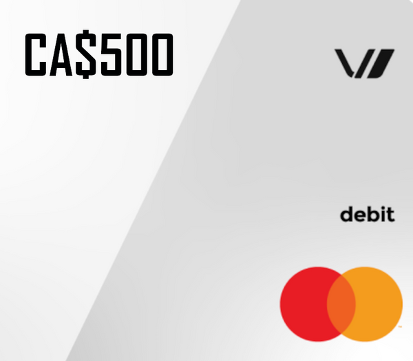 Prepaid Mastercard CAD 500 Gift Card CA