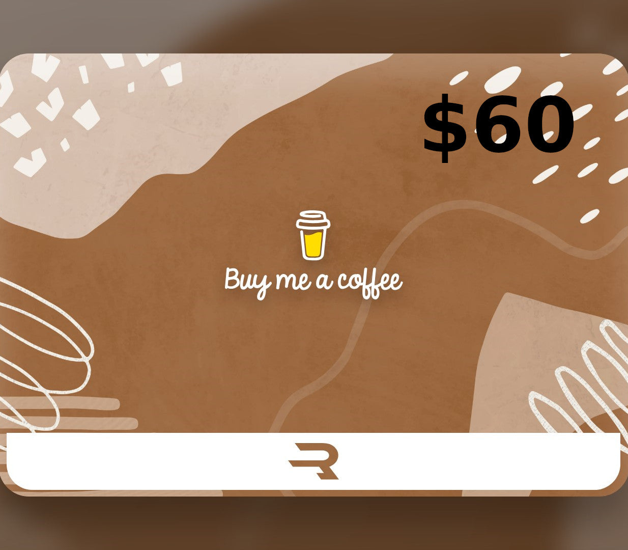Rewarble Buy Me a Coffee USD 60 Gift Card