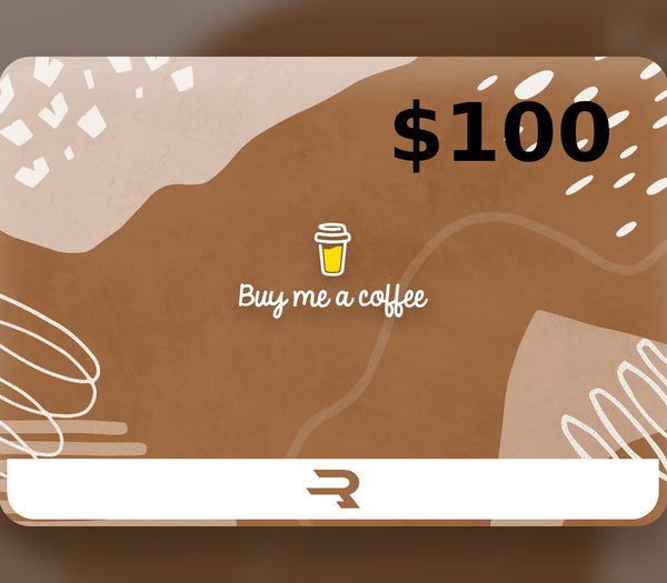 Rewarble Buy Me a Coffee USD 100 Gift Card