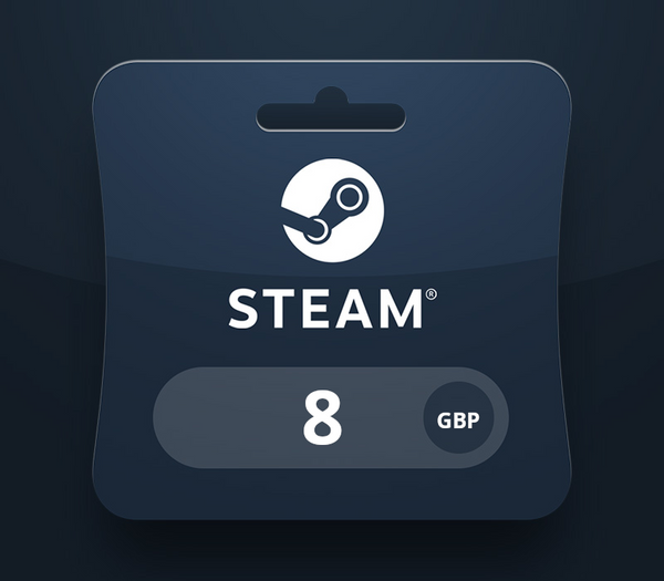 Steam Gift Card £8 UK Activation Code