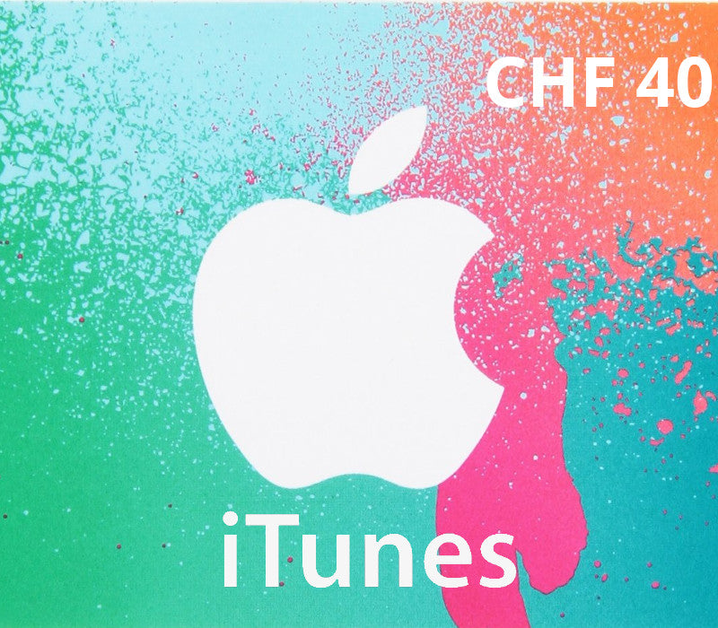 iTunes 40 CHF CH Card